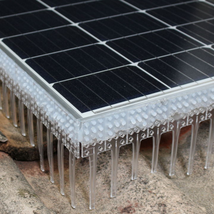 Defender Solar Panel Bird Excluders can be used on undulating tiled roofs or for flat tiled roofs