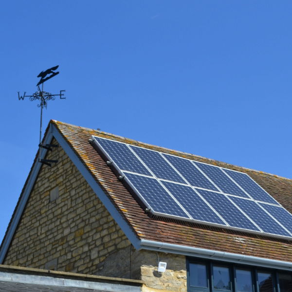 Defender Solar Panel Bird Excluders simply glue to the side of the solar panel and can be adjusted