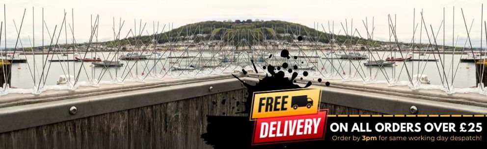 Defender Bird Spikes - Free Delivery on Orders Over £25