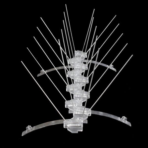 Defender® Curved Ridge Spike - Front View showing stabilising arms